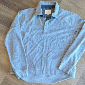 UpWest Men's Light Gray Polo Shirt